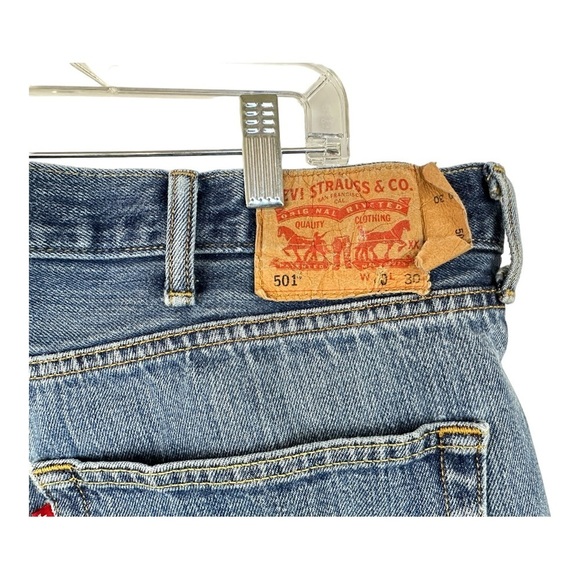 Levi 501 Men’s Jeans Size W40 - Picture 7 of 16